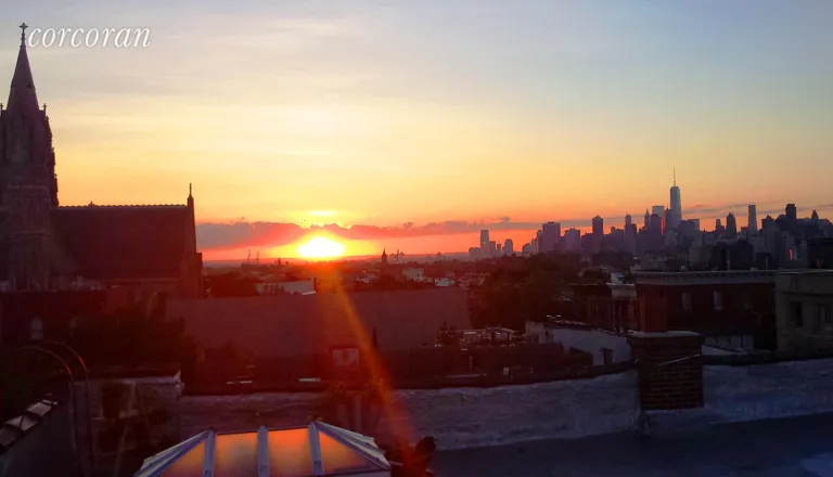 New York City Real Estate | View 792 President Street, 4L | View at sunset | View 12
