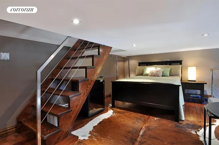 New York City Real Estate | View 39 Powers Street, 3B | Mezzanine - storage or sleeping (5 ft ceiling) | View 4