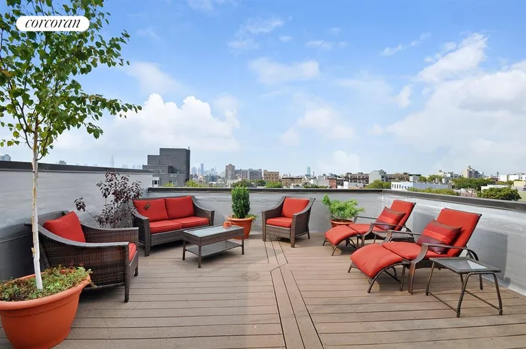 New York City Real Estate | View 39 Powers Street, 3B | Private Roof Deck, full city views, hot tub | View 7