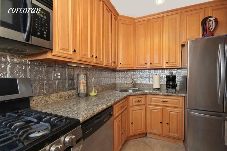 New York City Real Estate | View 325 Clinton Avenue, 11B | Renovated with gas range, DW, stainless | View 3