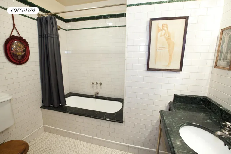 New York City Real Estate | View 31 West 31st Street, 4TH FLOOR | Pre-war detail wtih Marble Vanity and Tub | View 6