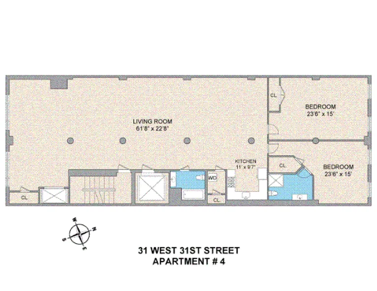 31 West 31st Street, 4TH FLOOR | floorplan | View 8