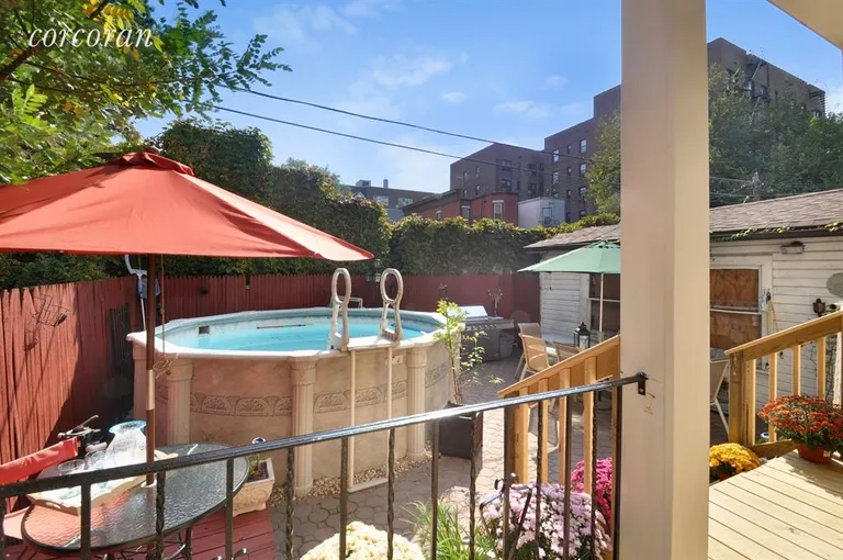 New York City Real Estate | View 214 Fenimore Street | Side Yard | View 7