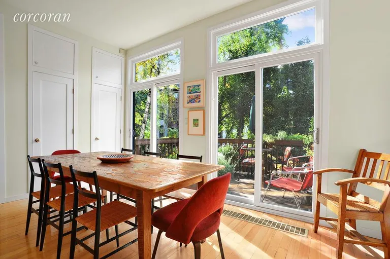 New York City Real Estate | View 30 Saint Marks Avenue | Dining Room & Patio | View 2