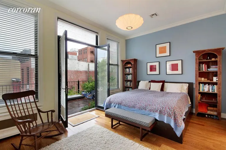 New York City Real Estate | View 519 6th Avenue | Master bedroom with private terrace | View 4