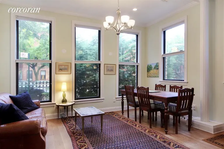 New York City Real Estate | View 519 6th Avenue | Living room in lower unit. | View 10