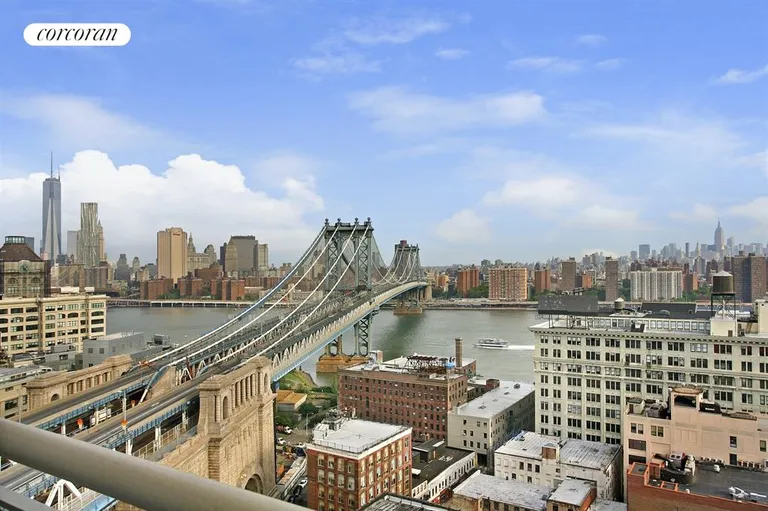 New York City Real Estate | View 100 Jay Street, 22C | The view from your own balcony | View 6