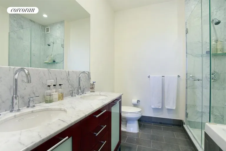 New York City Real Estate | View 100 Jay Street, 22C | Master Bathroom | View 5