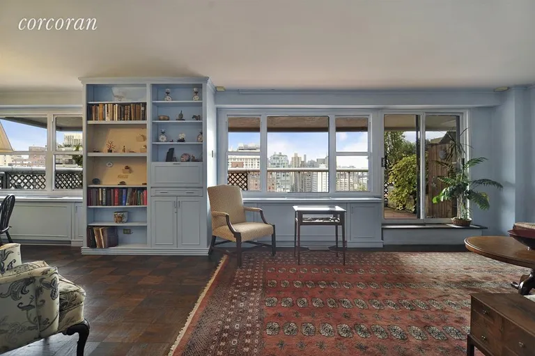 New York City Real Estate | View 115 East 9th Street, 19F | Living Room | View 2