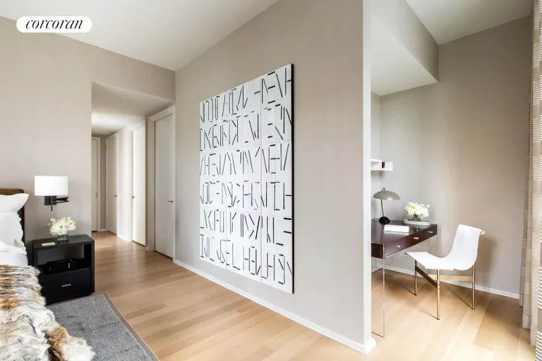 New York City Real Estate | View 505 West 19th Street, 6W | Master Bedroom with Study | View 4