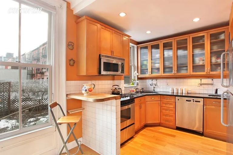 New York City Real Estate | View 680 Dean Street | South facing parlor kitchen... | View 3