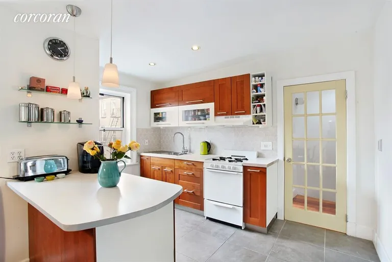New York City Real Estate | View 680 Dean Street | Upstairs open kitchen... | View 6