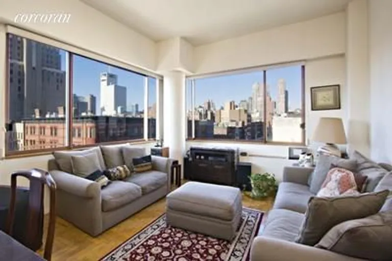 New York City Real Estate | View 393 West 49th Street, 6R | 2 Beds, 2 Baths | View 1