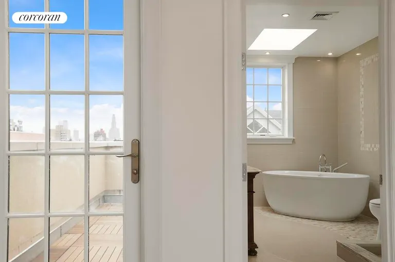 New York City Real Estate | View 260 8th Street | Master Bath with Deep Soaking Tub & Steam Shower | View 4