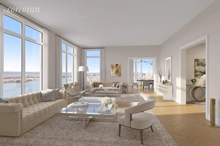 New York City Real Estate | View 30 Park Place, 44A | 3 Beds, 4 Baths | View 1