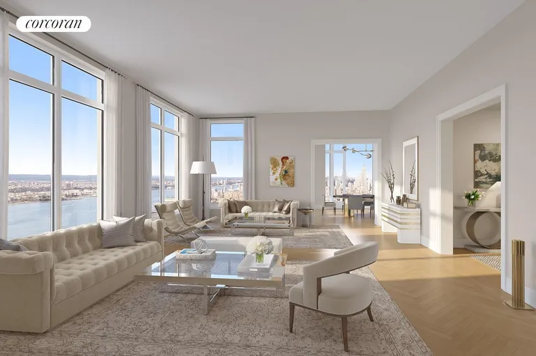 New York City Real Estate | View 30 Park Place, 48D | 3 Beds, 3 Baths | View 1