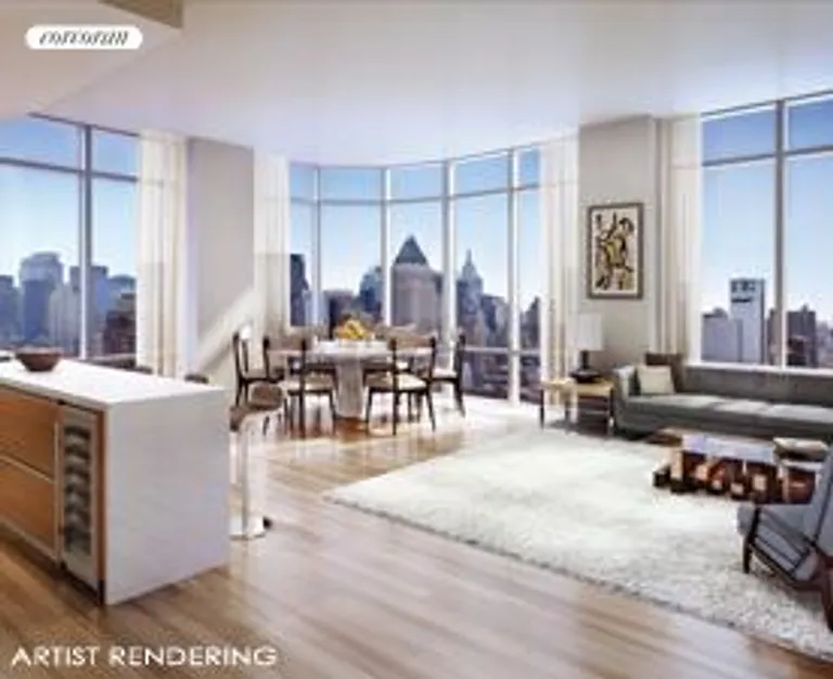 New York City Real Estate | View 555 West 59th Street, 22F | 2 Beds, 2 Baths | View 1