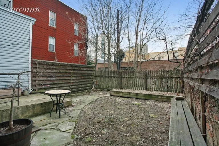 New York City Real Estate | View 154 Wythe Avenue | Back Yard | View 12