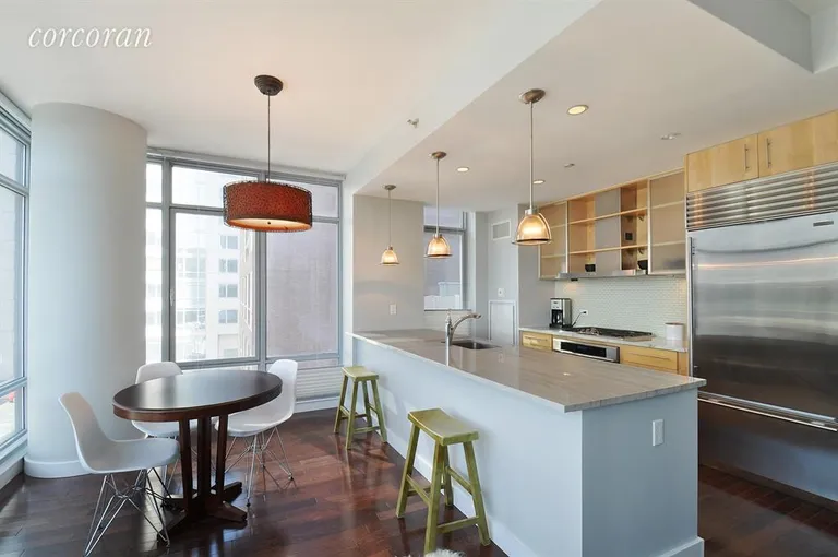 New York City Real Estate | View 1 NORTHSIDE PIERS, 3B | Kitchen | View 8