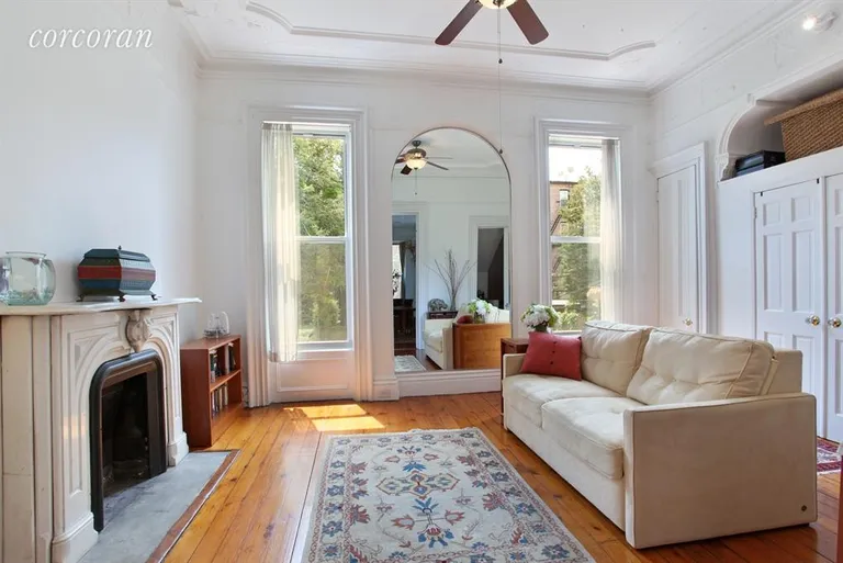 New York City Real Estate | View 382 De Graw Street | Back Parlor | View 3