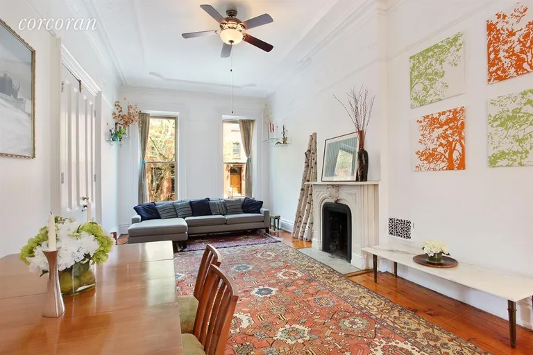 New York City Real Estate | View 382 De Graw Street | Front Parlor | View 2