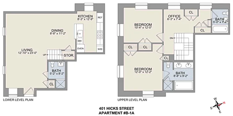 401 Hicks Street, B1A | floorplan | View 8
