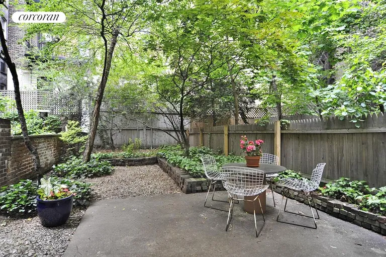 New York City Real Estate | View 160 East 93rd Street | Fifty foot south facing garden | View 6
