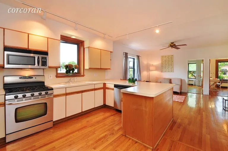 New York City Real Estate | View 160 Prospect Place, 4 | Windowed kitchen! | View 2