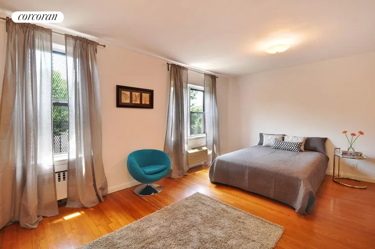 New York City Real Estate | View 160 Prospect Place, 4 | Garden facing master bedroom | View 3