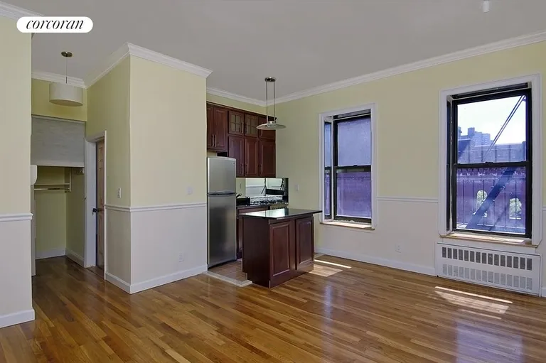 New York City Real Estate | View 30 East 95th Street, 4D | Kitchen / Living Room | View 2