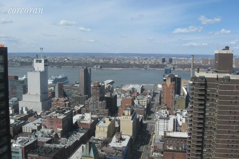 New York City Real Estate | View 301 West 57th Street, 44E | Hudson River View | View 11