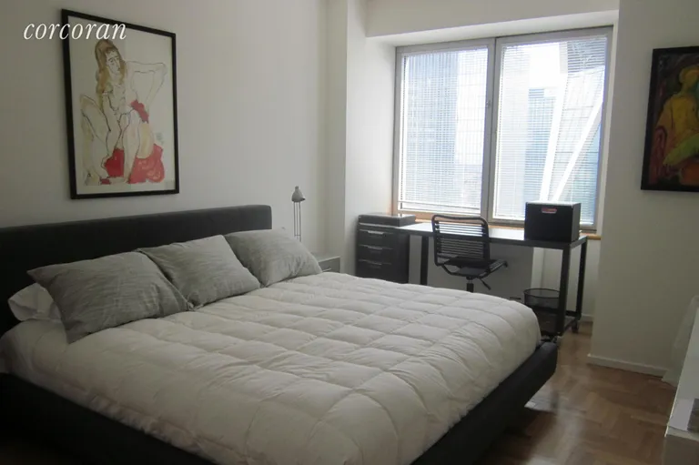New York City Real Estate | View 301 West 57th Street, 44E | Bedroom | View 5