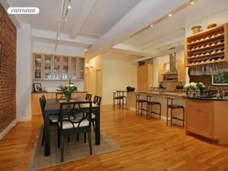 New York City Real Estate | View 39 East 20th Street, 5 FL | Kitchen and Dining Area | View 3