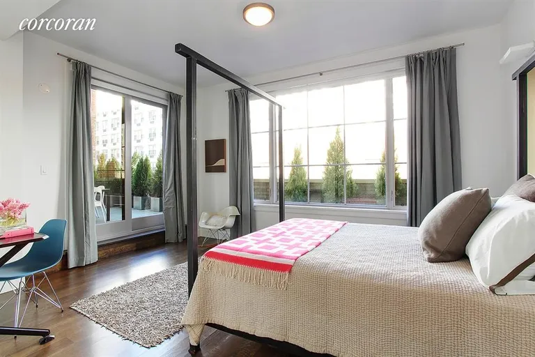 New York City Real Estate | View 316 East 22nd Street, PH1 | A Bedroom Wrapped in Greenery | View 8