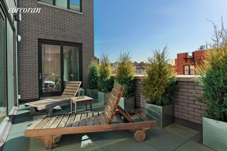 New York City Real Estate | View 316 East 22nd Street, PH1 | Lounging on the South Terrace | View 10