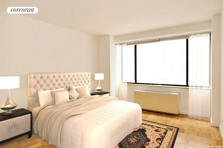 New York City Real Estate | View 45 East 25th Street, 21C | Large bedroom with walk-in closet | View 4