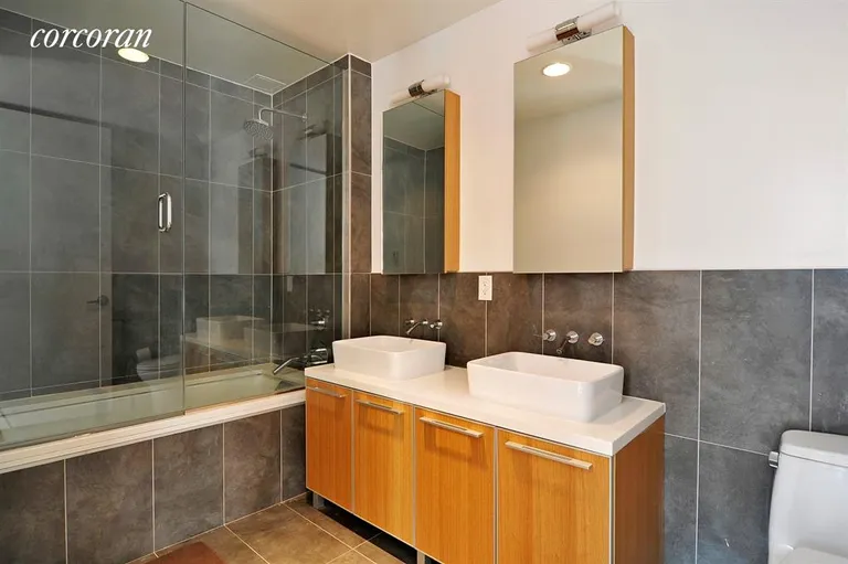 New York City Real Estate | View 70 Berry Street, 3B | Master Bathroom | View 5