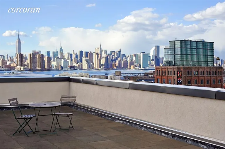 New York City Real Estate | View 70 Berry Street, 3B | Common roof deck | View 6