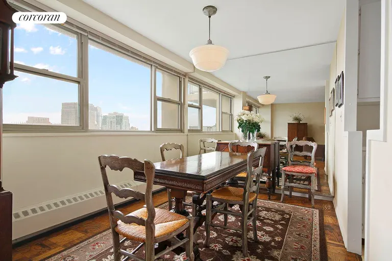New York City Real Estate | View 75 Henry Street, 25H | Separate Dining Alcove | View 4
