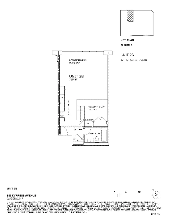 852 Cypress Avenue, 2B | floorplan | View 10
