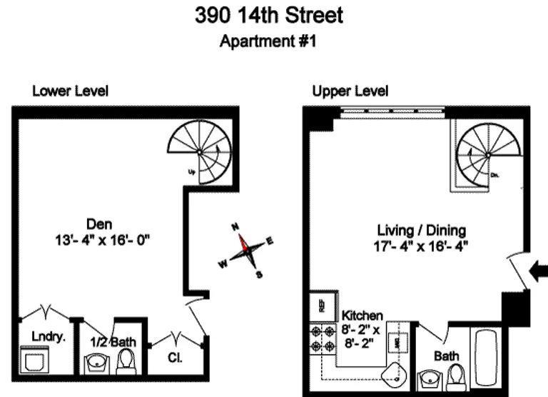 390 14th Street, 1 | floorplan | View 1