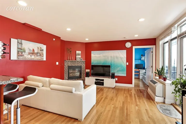 New York City Real Estate | View 30-94 Crescent Street, 7D | Living Room | View 6