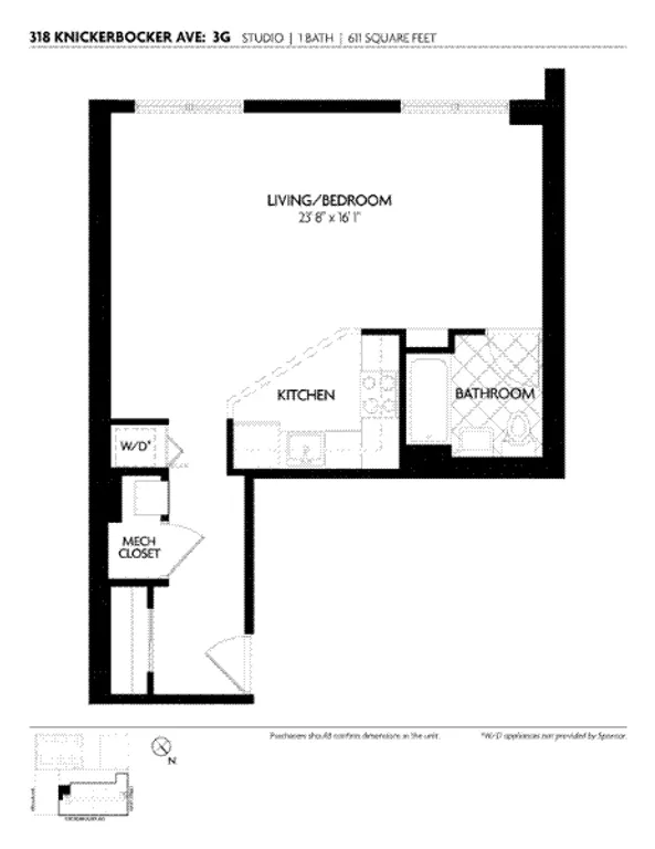 318 Knickerbocker Avenue, 3G | floorplan | View 10
