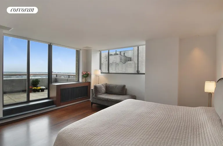 New York City Real Estate | View 45 East 25th Street, PHC | Master Bedroom with private terrace. | View 6