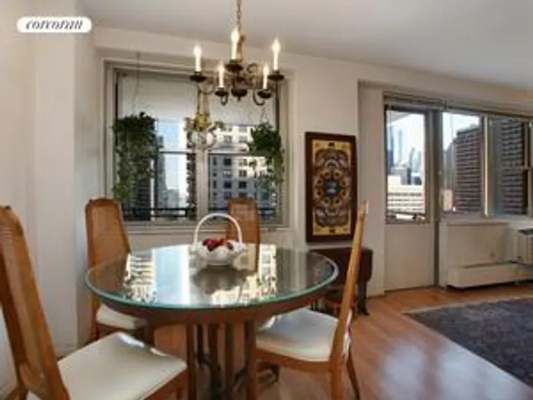 New York City Real Estate | View 303 West 66th Street, 14GE | L shape dining area | View 3