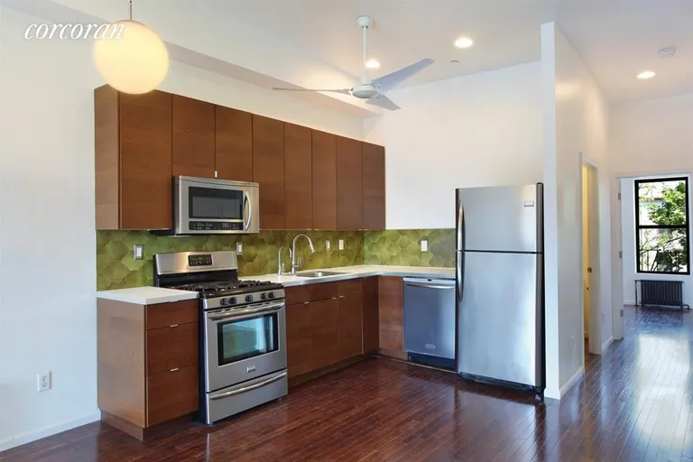 New York City Real Estate | View 579 Jefferson Avenue, 4 | Kitchen | View 2