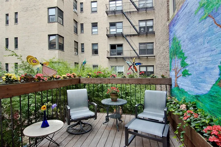 New York City Real Estate | View 319 West 89th Street, 3 | Terrace | View 2