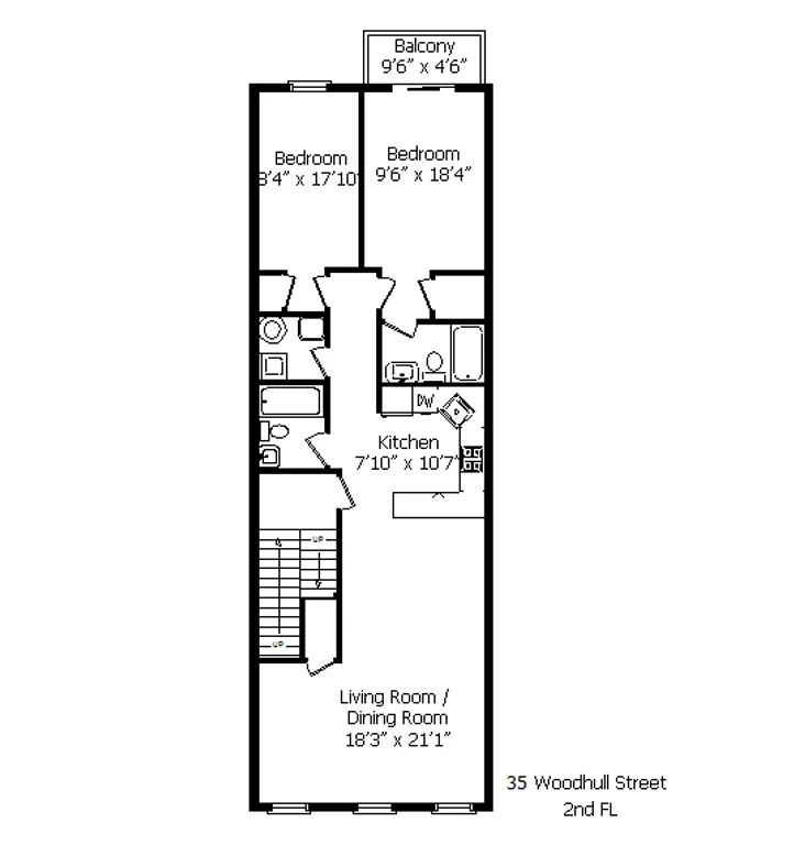 35 Woodhull Street, 2 | floorplan | View 5