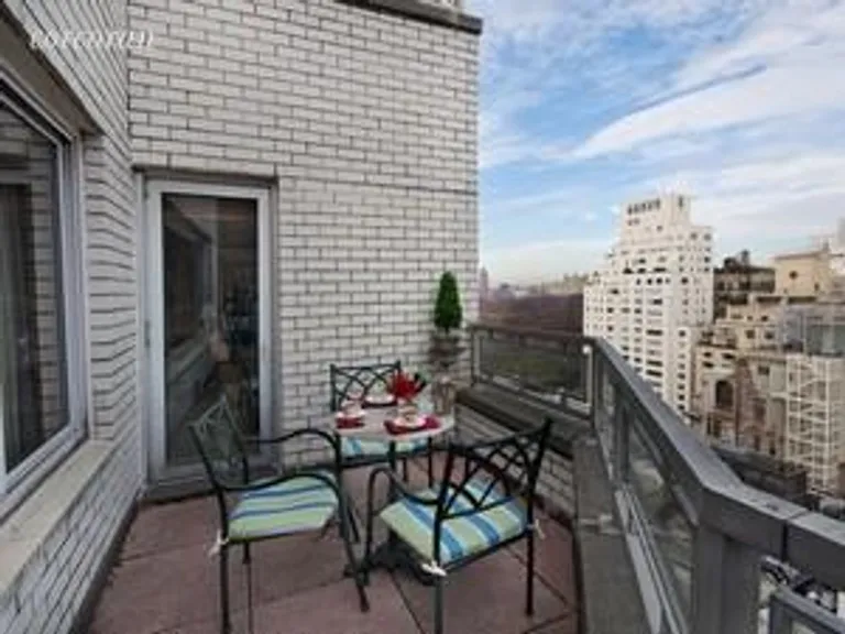 New York City Real Estate | View 10 East 70th Street, 16A | Charming Terrace | View 5
