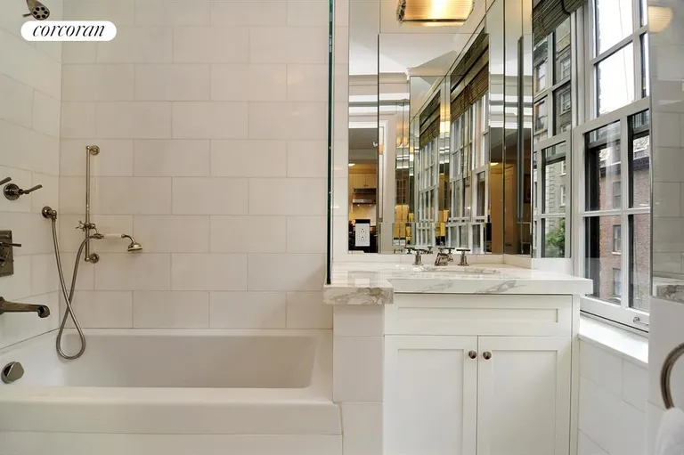 New York City Real Estate | View 28 East 10th Street, 5G | Master Bathroom | View 3